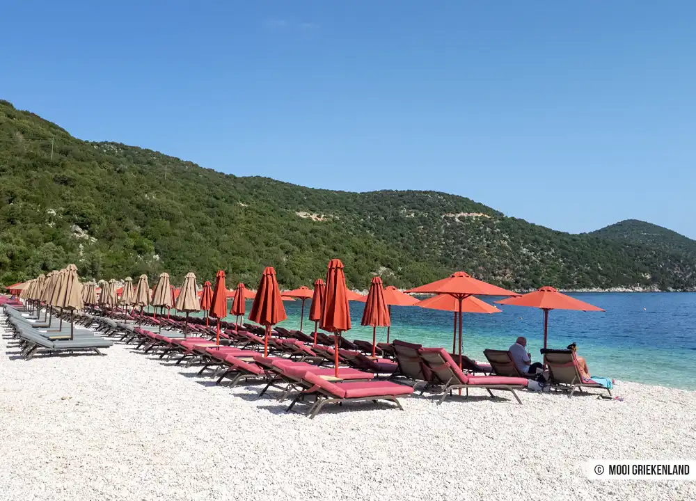 Antisamos Beach op Kefalonia.